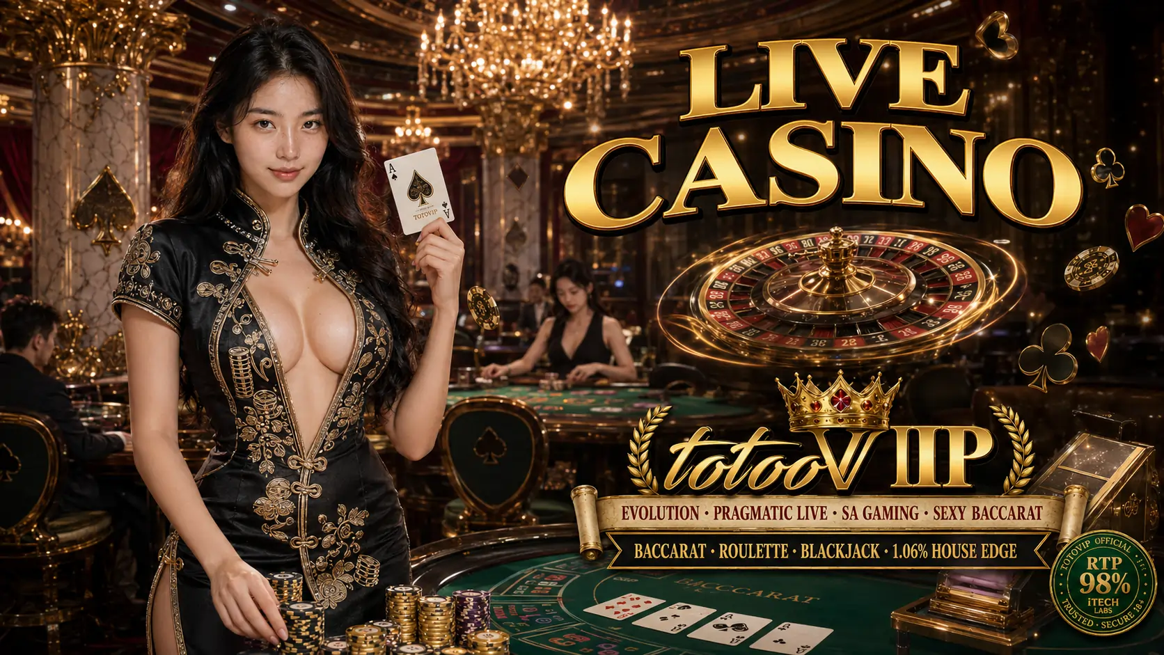 Live Casino TotoVIP Evolution Pragmatic Studio Streaming HD